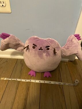 Pusheen Plush Bat in Light Purple and Purple Accents